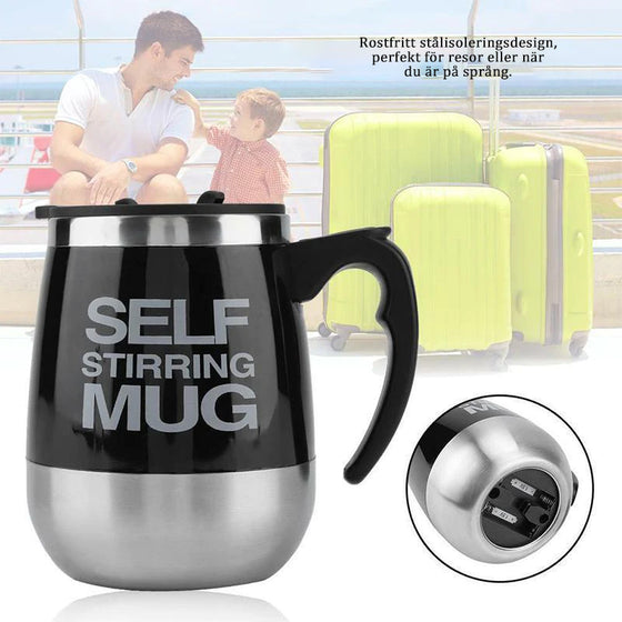 Magnetiserad blandningskopp i rostfritt stål