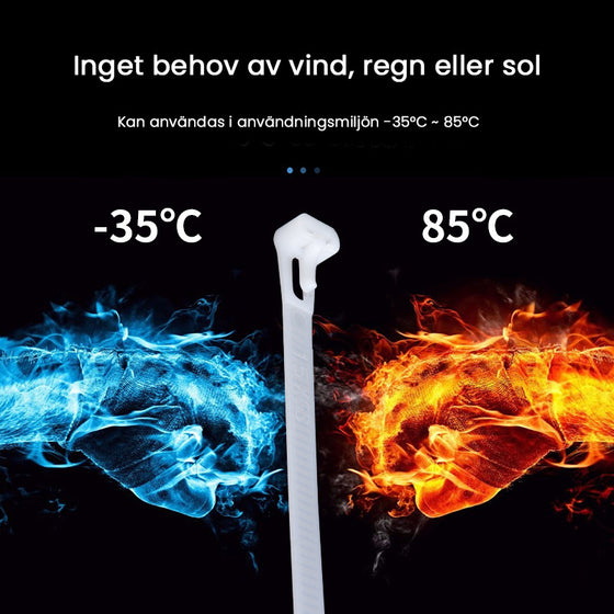 Återanvändbara Slipsar (100st)