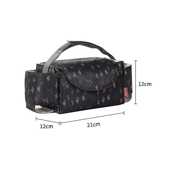 Multifunktionell vattentät förvaringsväska för hängande barnvagn