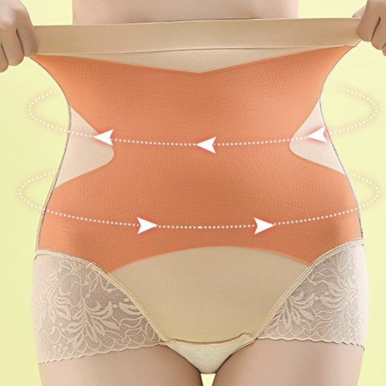 Sömlösa höftlyftande trosor med hög midja