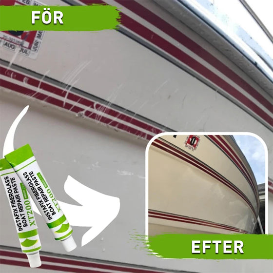 Reparationspasta av glasfiber