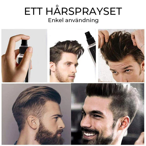 Naturligt växtprotein hårförtjockningsspray