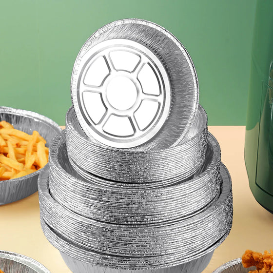 Rund foliebricka för Mikrovågsugn eller Air Fryer