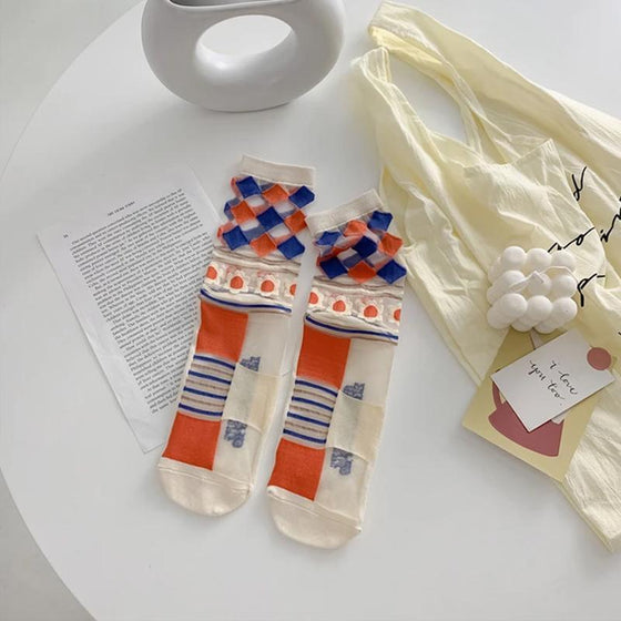 Genomskinliga Sommarstrumpor för kvinnor