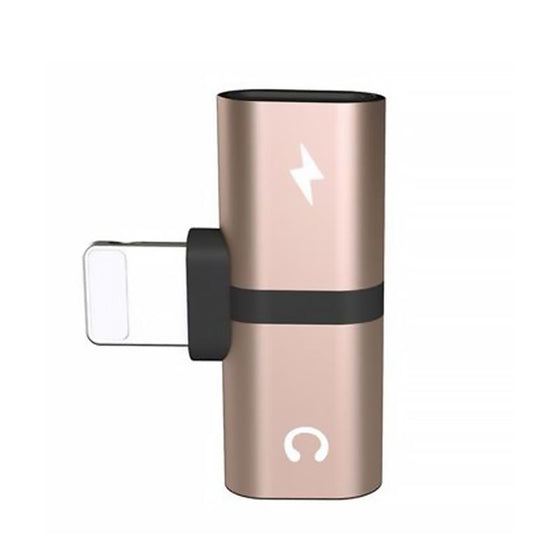 2-i-1 Hörlursadapter med Två Portar för iPhone