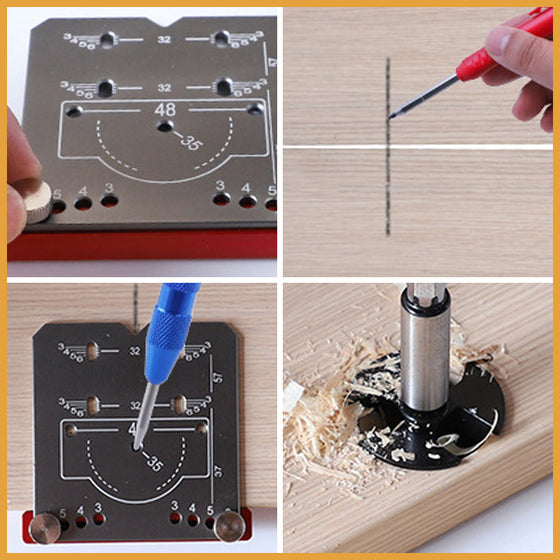 35 mm gångjärnsstansare