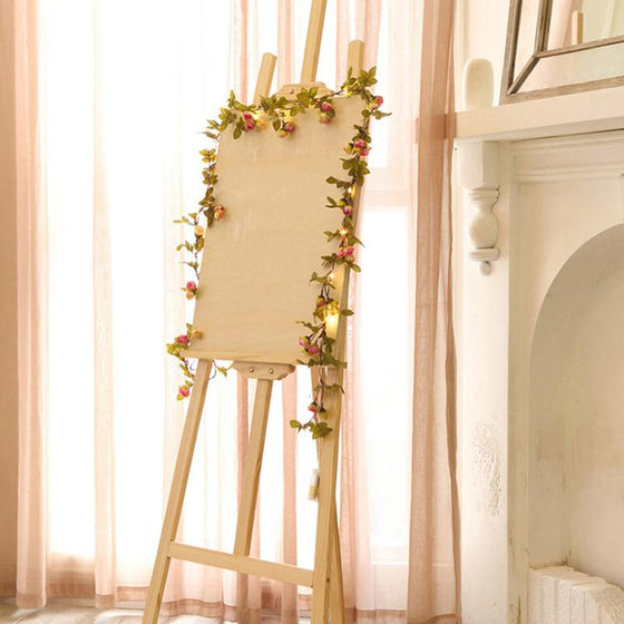 Solcellsdriven klätterväxt lampa