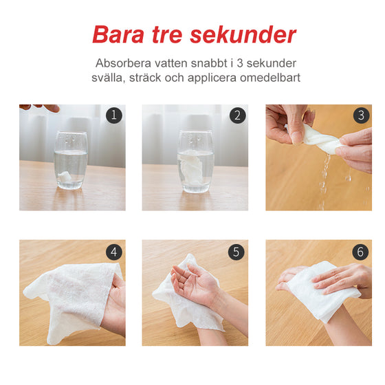 Engångshandduk för Resor ( 20 st)