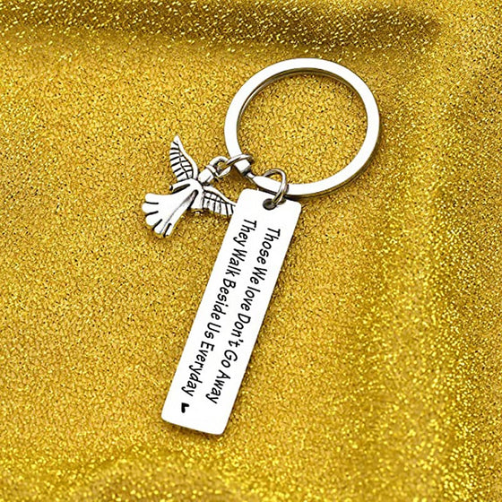 "Änglar flyger med dig" souvenir nyckelring