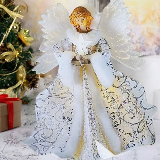 Julängel Platt dekoration i akryl