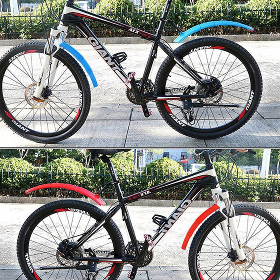 Cykel infällbar stänkskärm med bakljus