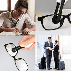 Bekvämt bärbart rengöringsverktyg för glasögon