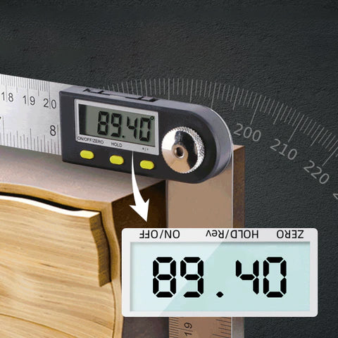 Elektronisk digital displayvinkellinjal