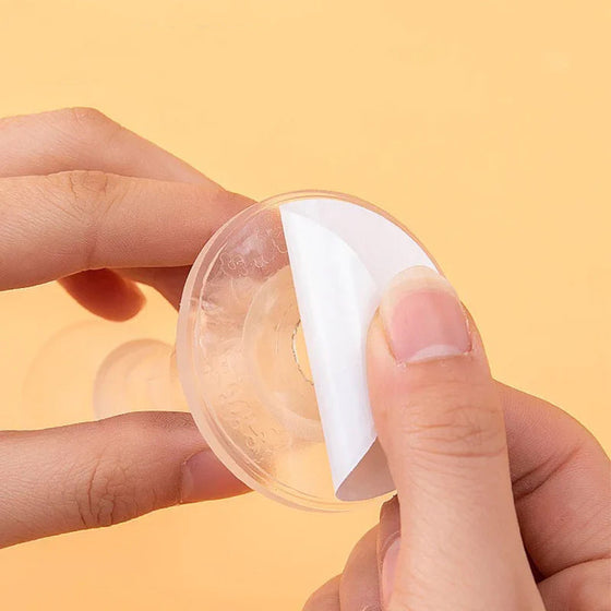 Genomskinlig silikonkollisionsskydd för dörrar