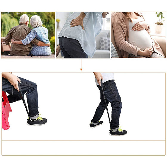 Metall Skohorn Långt handtag