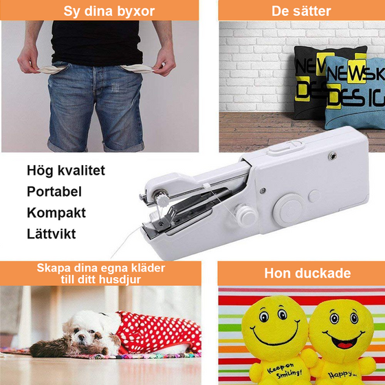 Lyckrea ™ Mini Bärbar Symaskin