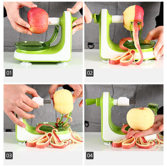 Manuell frukt skalmaskin