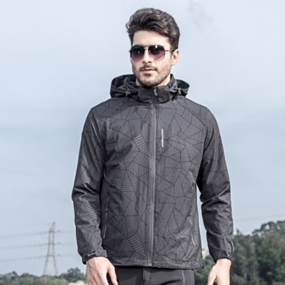 Vattentät och andningsbar jacka