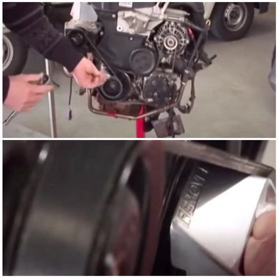 Monteringsverktyg för motorbälten