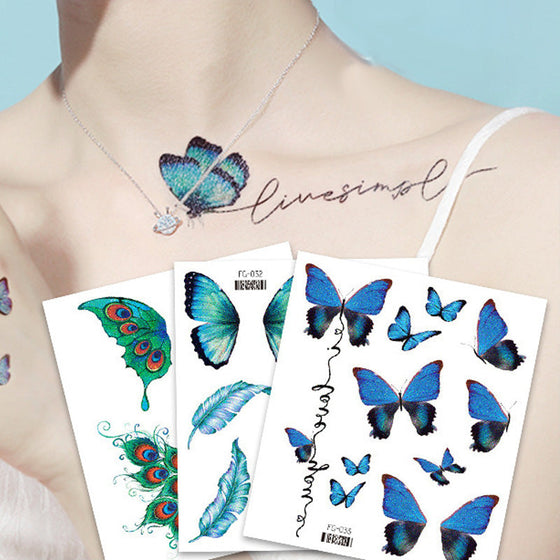 Glittrande Fe-fjärilsvingar