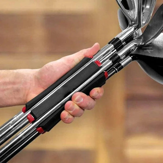 Bärbar golfklubbhållare