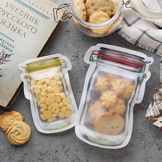 Burk dragkedja påsar