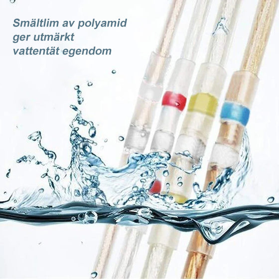 Vattentäta lödkabelkontakter