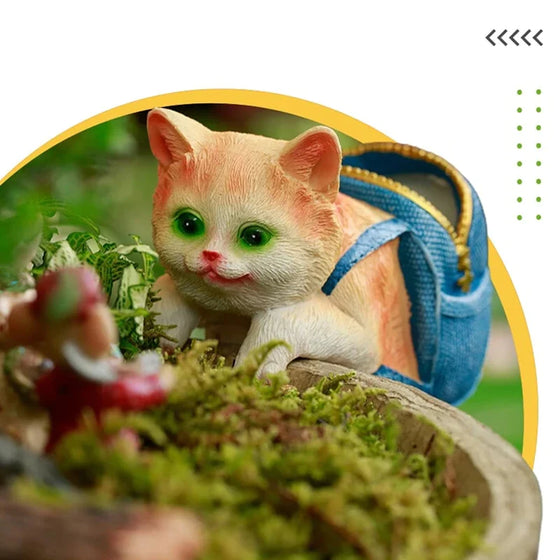 Härlig kreativ trädgård prydnad