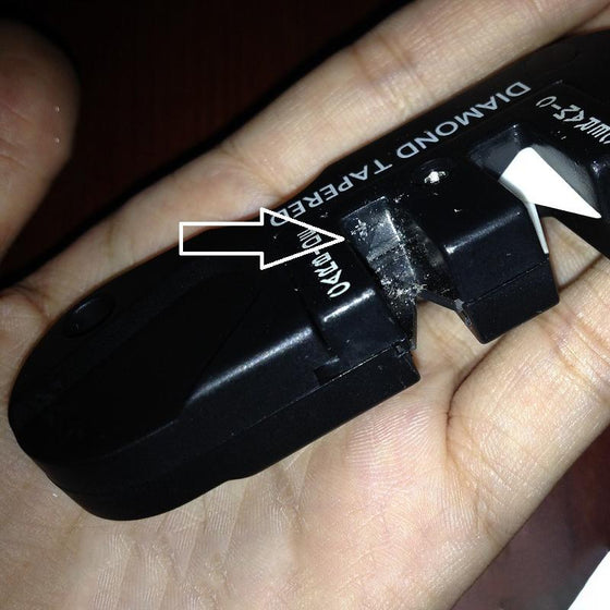 4 i 1 tungsten stål knivslipare