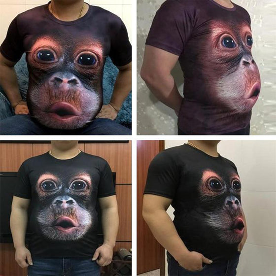 Rolig gorilla 3D T-shirt