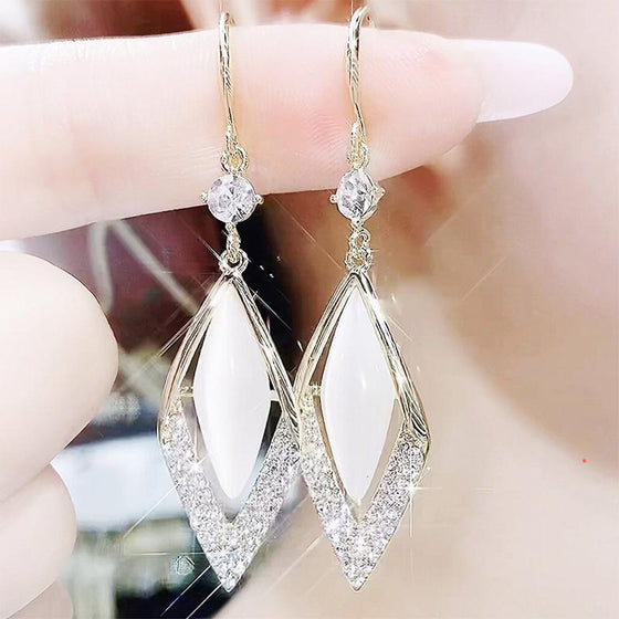 Diamant Zirkon Mode Örhängen