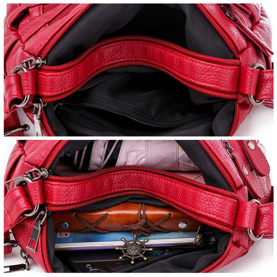 Flerlagers mjuk mångsidig väska