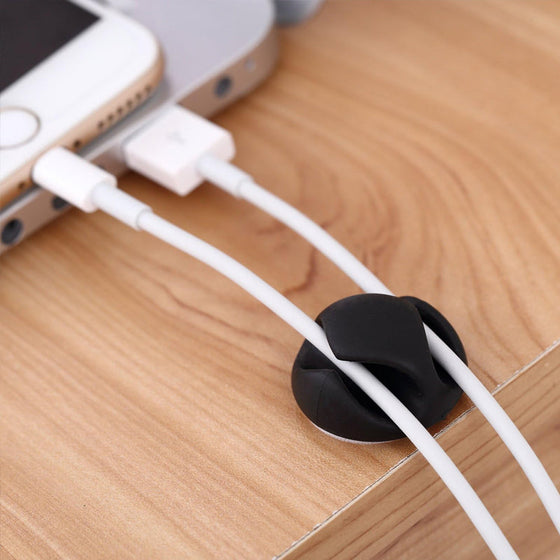 Kabelskyddssats med kabelklämmor (10 stycken)