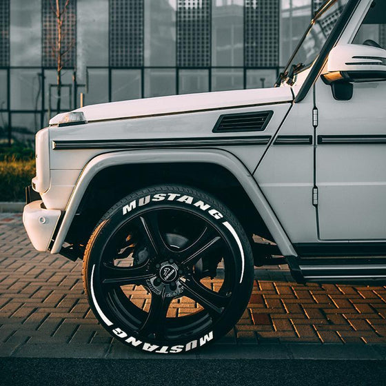 3D stereo Ljusande däckklistermärke