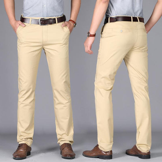 Raka byxor för män