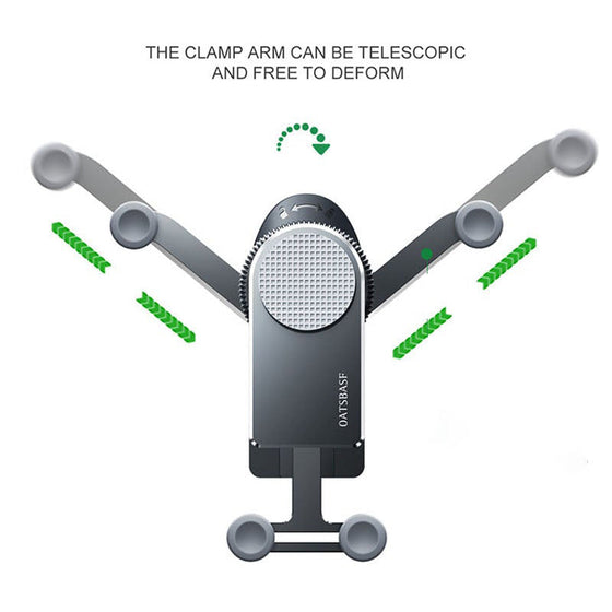 Hopfällbar biltelefonhållare