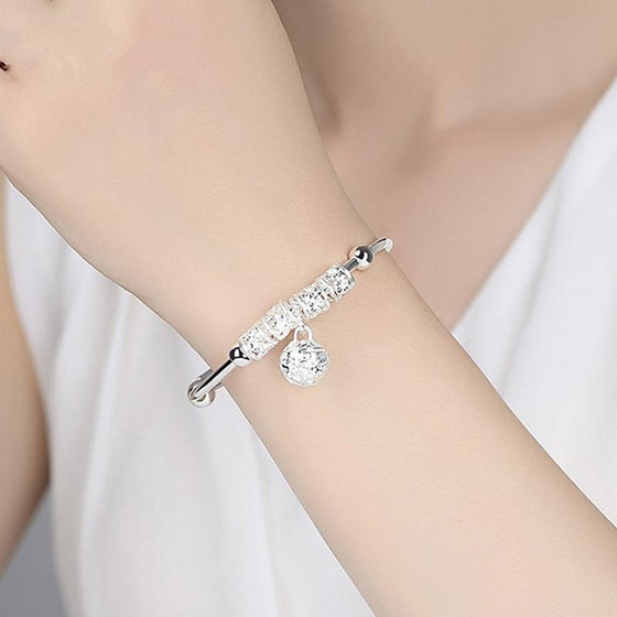 Blomma Genomresa Pärla Klocka Armband