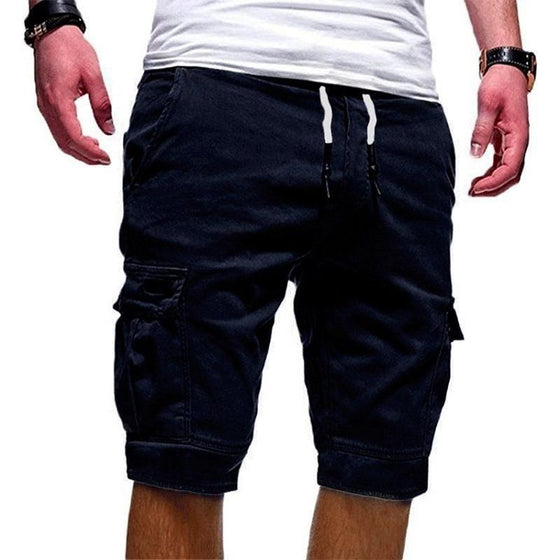 Herr shorts med fickor