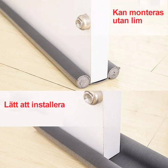 Dubbel sidodörrs bottentätning