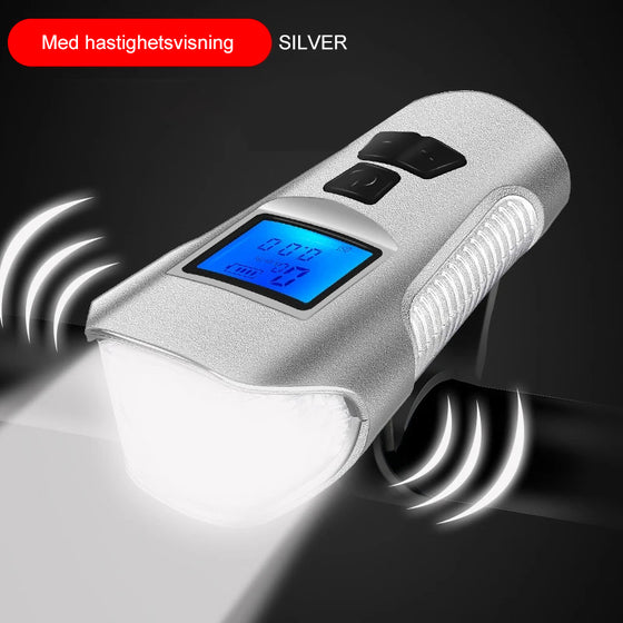 Cykelstrålkastare för att trampa på natten