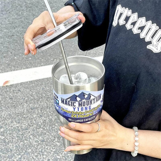 Bilkopp 304 termosflaska i rostfritt stål