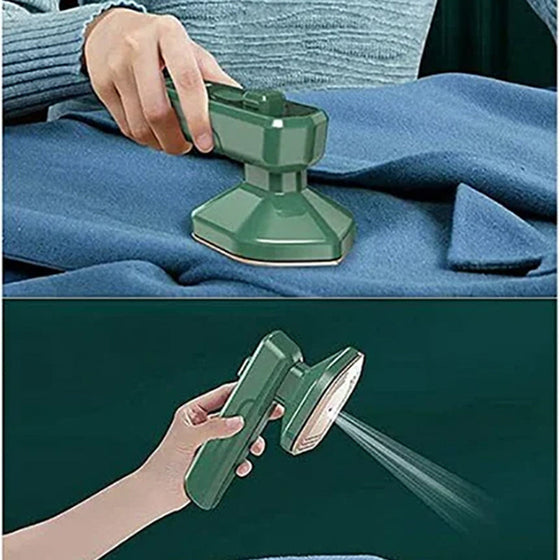 Bärbart mini ångstrykjärn