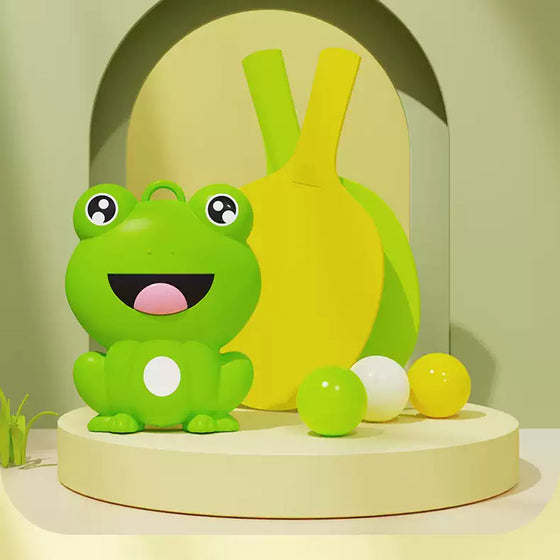 Bärbar hängande bordtennistränare för inomhusbruk