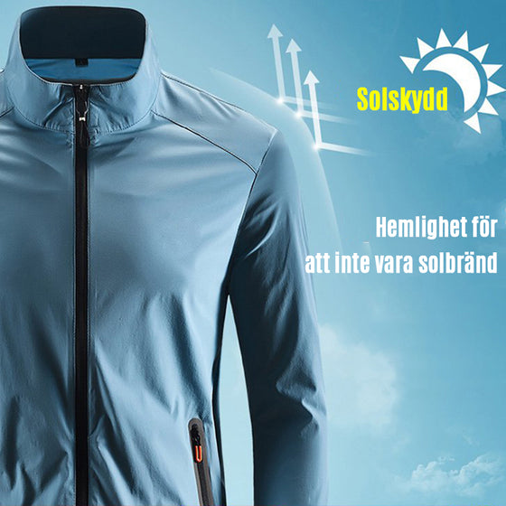 Vattentät solskyddsjacka