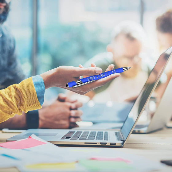 Roliga Kontorspennor (10 ST/Svart Bläck)