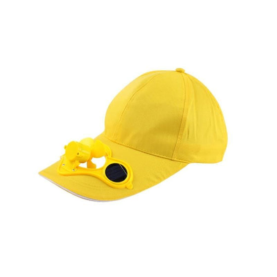 Kylkeps med solcellsdriven fläkt