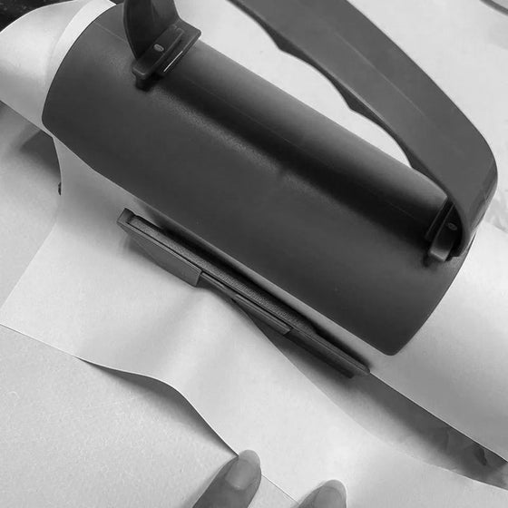 Avtagbar pappersskärare med handtag