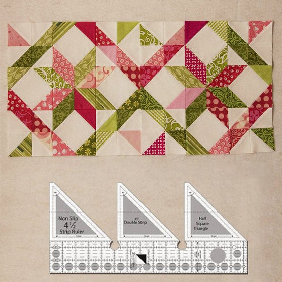 45° graders dubbelremsad linjal