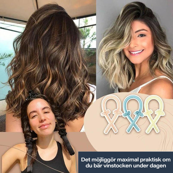 Värmefritt lockigt hårpaket