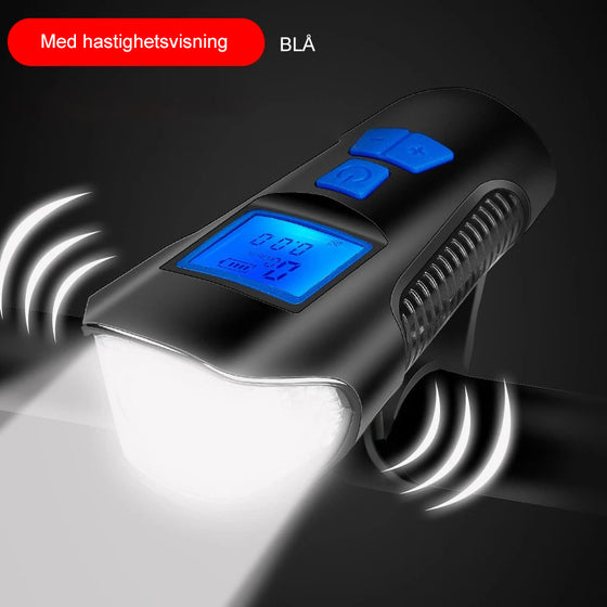 Cykelstrålkastare för att trampa på natten